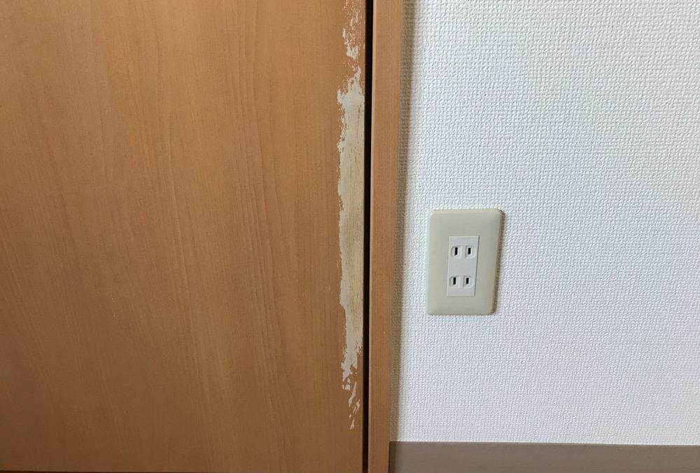 室内ドア表面剥がれ No.171110