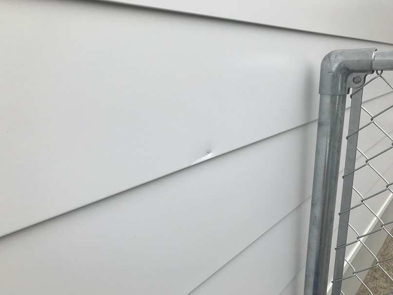 外壁(金属サイディング)へこみキズリペア補修 No.BA200904