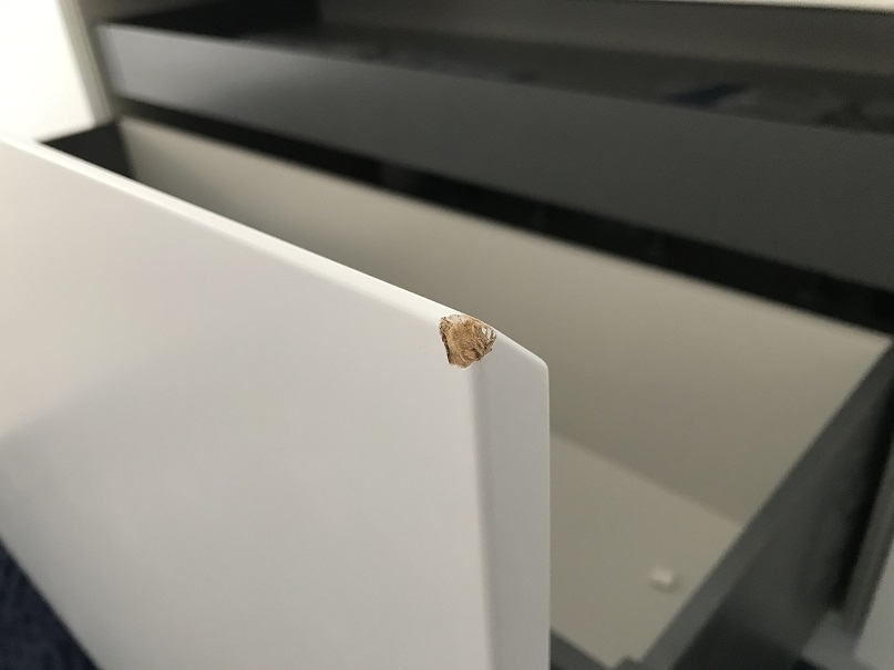 キッチン収納引出欠けキズ リペア補修 No.BA201210