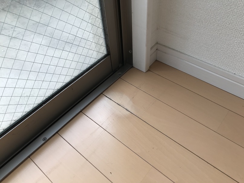 フローリング日焼けシミ 着色塗装リペア補修 No.BA210416