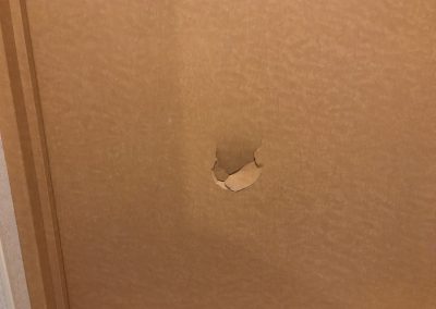 室内ドア建具 ヘコミ穴 リペア補修　No.BA210419