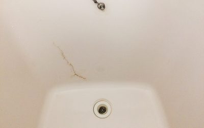 FRP浴槽割れ補修　 No.170318