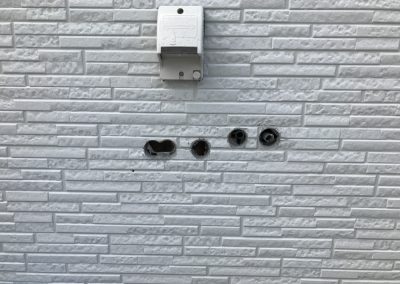 外壁サイディング穴リペア補修　No.BA170825