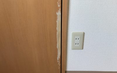 室内ドア表面剥がれ No.171110