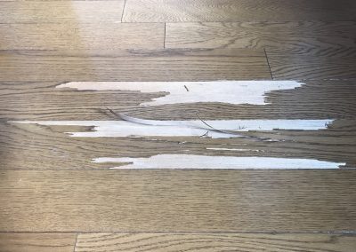 フローリング表面単板剥がれリペア補修　No.BA180721