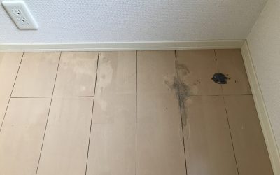 フローリング シミ腐食劣化リペア補修　No.BA181031