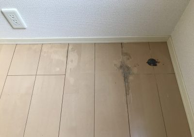 フローリング シミ腐食劣化リペア補修　No.BA181031