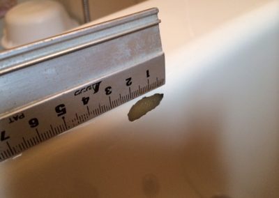 FRP浴槽欠けキズ ポイントリペア補修　No.BA140627