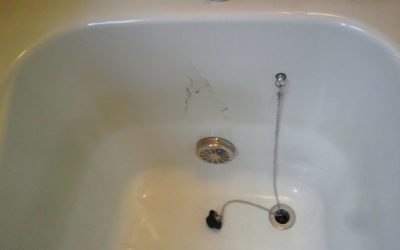 FRP浴槽割れ破損 FRP補強・リペア再生塗装コート　No.BA110302