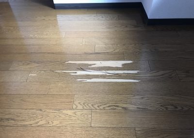 フローリング床 表面単板剥がれリペア補修　No.BA180721