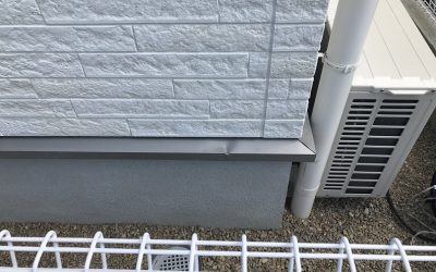 サイディング アルミ水切 ヘコミキズ リペア補修　No.BA180928