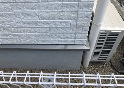 サイディング アルミ水切 ヘコミキズ リペア補修　No.BA180928