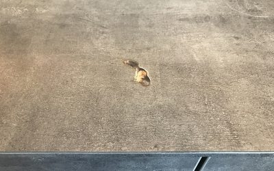 キッチン メラミン製ワークトップ 焦げ跡リペア補修 No.BA190624