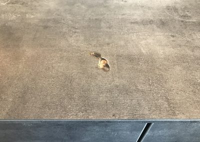 キッチン メラミン製ワークトップ 焦げ跡リペア補修　No.BA190624