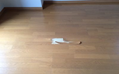 フローリング表面突板剥がれリペア補修　No.BA170221