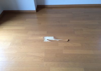 フローリング表面突板剥がれリペア補修　No.BA170221