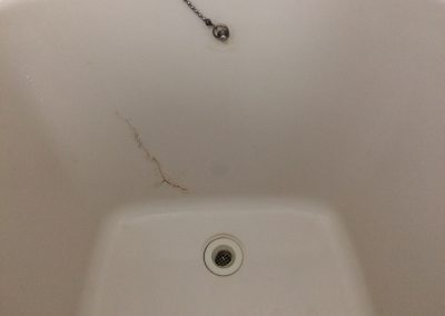 FRP浴槽ひび割れ リペア補修　No.BA170318