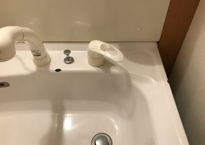 洗面台（ホーロー製）シンク欠け破損リペア補修　No.BA191010