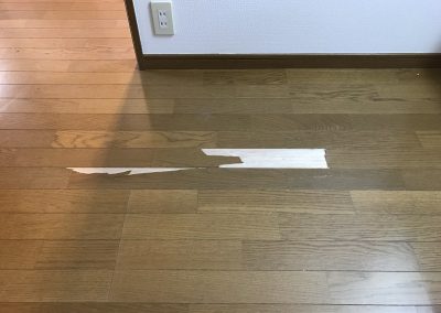 フローリング床表面劣化剥がれリペア補修　No.BA192016