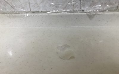 キッチン人工大理石カウンター欠けキズ リペア補修　No.BA200110