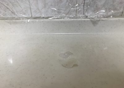 キッチン人工大理石カウンター欠けキズ リペア補修　No.BA200110