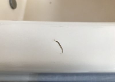 浴槽天縁のヘコミキズ リペア補修　No.BA200309