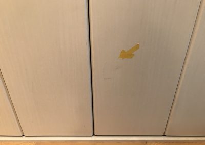 室内建具クロゼット扉へこみ リペア補修　No.BA200327