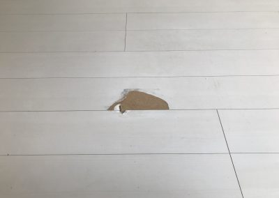 フローリング床表面シート剥がれリペア塗装補修　No.BA200410　