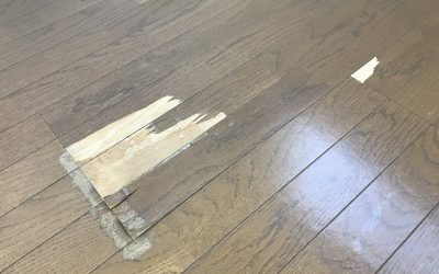 フローリング床表面剥がれ ぼかし塗装リペア補修　No.BA200507　