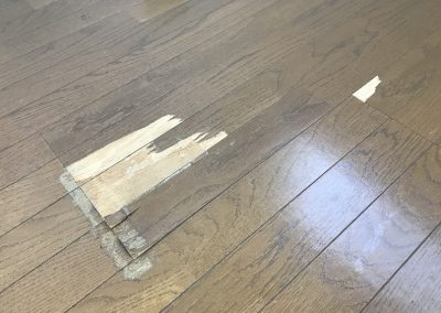 フローリング床表面剥がれ ぼかし塗装リペア補修　No.BA200507　