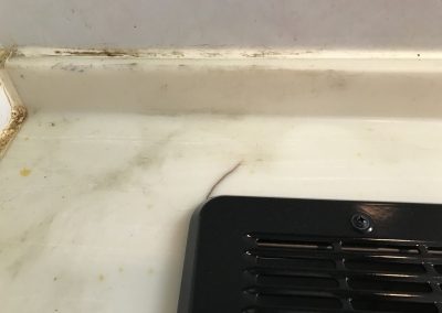 キッチンカウンター（人工大理石製）クラックひび割れリペア補修　No.BA200528