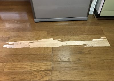 フローリング劣化・表面はがれリペア補修　　No.BA200808