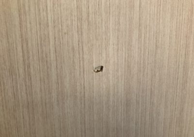 クロゼット扉（折戸ドア）へこみキズ リペア補修　No.BA201108