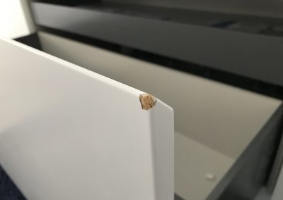 キッチン収納引出欠けキズ リペア補修　No.BA201210