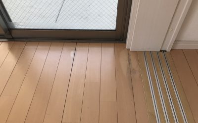 フローリング シミ・経年劣化 塗装リペア補修 No.BA210415