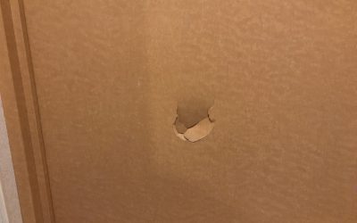 室内ドア建具 ヘコミ穴 リペア補修　No.BA210419