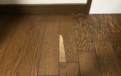 フローリング表面剥がれ リペア補修　No.BA210709