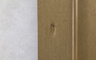 室内ドア木製建具 ヘコミ穴 リペア補修 BA21803