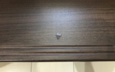 階段踏板 落としキズ リペア補修　BA210909