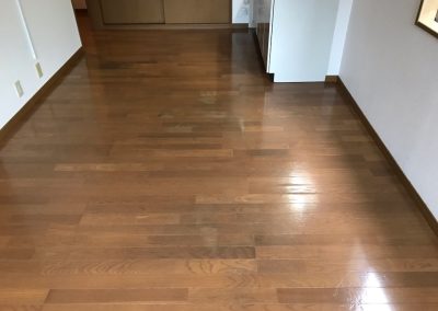 フローリング　表面劣化・黒しみ　着色ぼかし塗装リペア再　BA211016