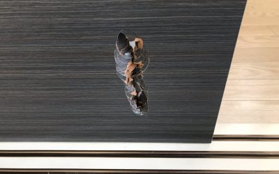 木製建具(室内ドア)へこみ陥没キズ リペア補修 BA220308