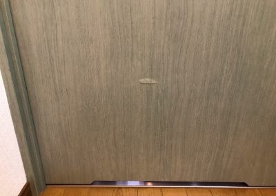 木製建具（室内ドア）ヘコミキズ　リペア補修　BA220520