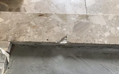 玄関上框(人工大理石)欠け破損キズ リペア補修 BA221202