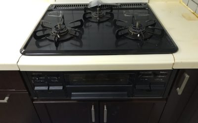 キッチン人工大理石カウンター　ひび割れ破損　リペア補修　　BA230119