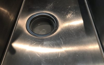 キッチン ステンレスシンク　すりキズ　リペア補修　BA230117