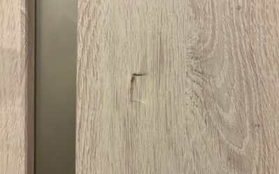 木製建具（室内ドア）ヘコミ・当てキズ　リペア補修・再生　BA230828