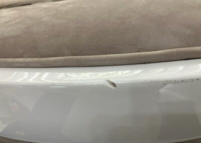 店舗ソファ　木部のキズ・破損　リペア補修・再生　BA240624