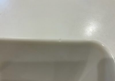 キッチン人工大理石天板・樹脂シンク　欠け破損部　リペア補修・部分再生　BA250920